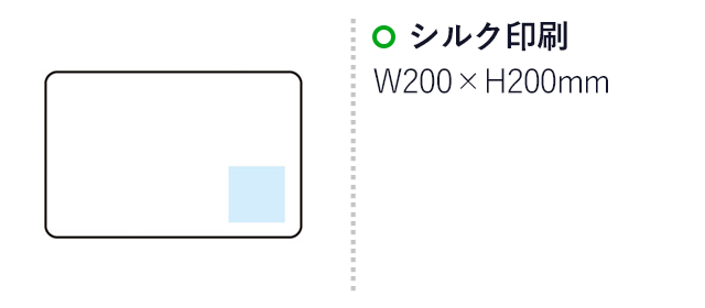 アニマルメリー フェイスブランケット（SNS-1001730）名入れ画像　シルク印刷　W200×H200mm