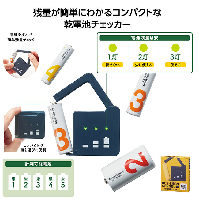 モシモニソナエル 乾電池チェッカー（SNS-1001931）