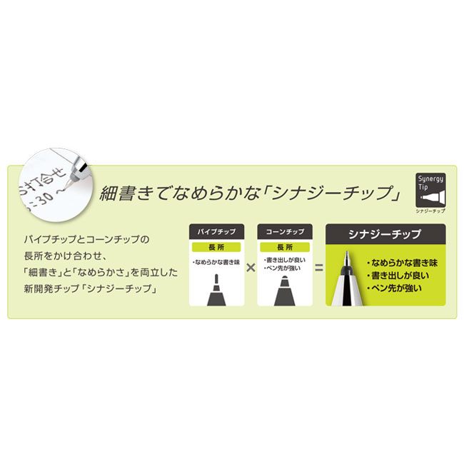 フリクションポイントノック　0.4mm/パイロット（LFPK-25S4）細書きでなめらかなシナジーチップ