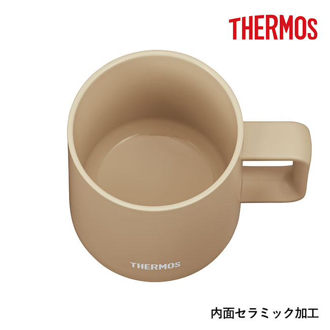 サーモス(THERMOS)真空断熱マグカップ 350ml　マドラー付き/JDZ（JDZ-350）内面セラミック加工