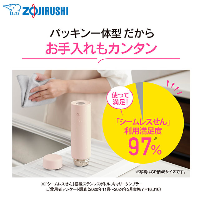 象印 ステンレスマグ（SU-AA型)　360ml（SU-AA36）パッキン一体型だからお手入れもカンタン